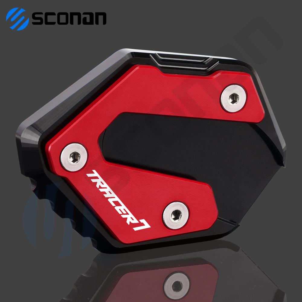 Motorcycle Accessories Kickstand Foot Side Stand Extension Pad Support Plate Enlarge For YAMAHA TRACER 7 GT 7GT TRACER7 TRACER