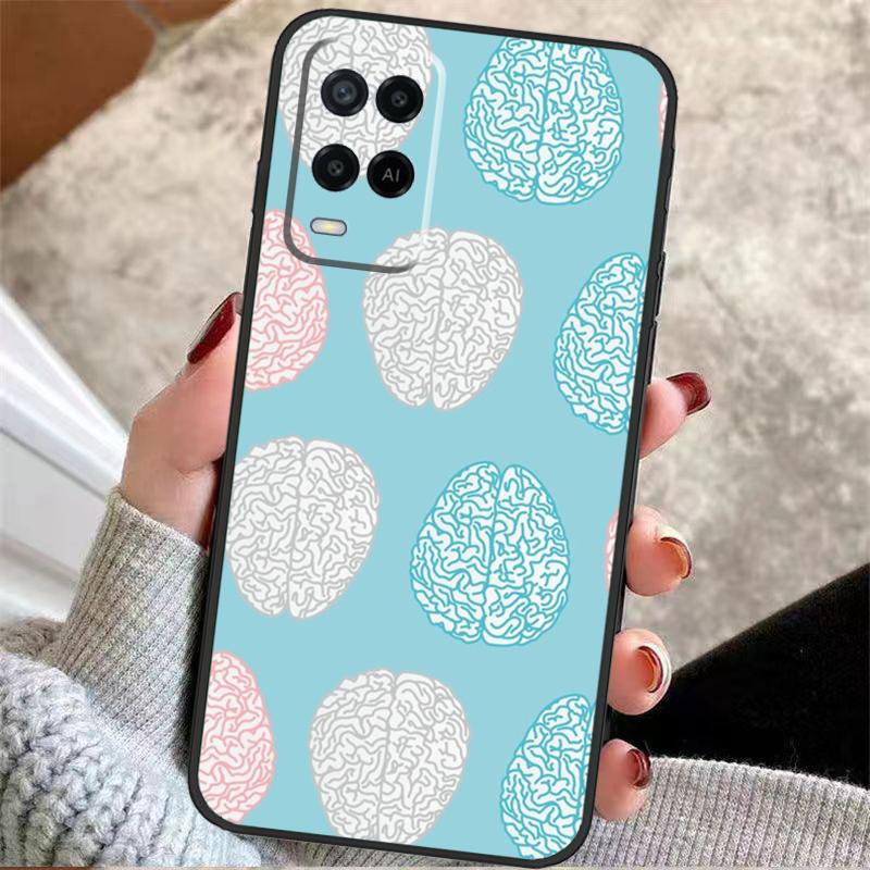 Human Heart Anatomy Case For OPPO A72 A52 A54S A57S A17 A77 A74 A94 A5 A9 A53 A15 A16 A76 A96 A18 A58 A78 A98
