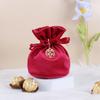 10Pcs Velvety Cloth Drawstring Bag Wedding Gift Wrapping Pouches Birthday Party Treat Bag For Candy Chocolate Jewelry
