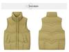Women's Short 2024 Autumn/Winter Lightweight White Duck Down Vest - Sleeveless Top