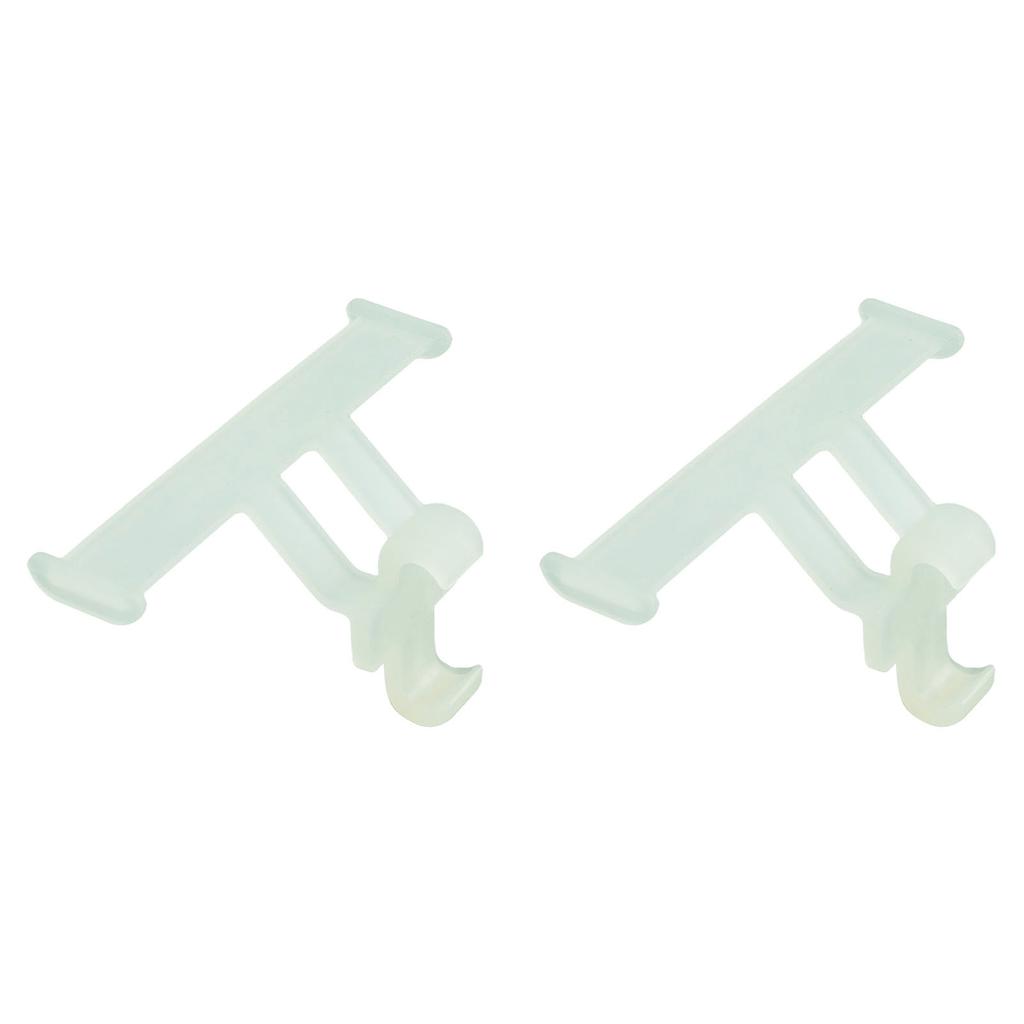 1 Pair Clogs Shoes Tail Wing Decor ABS Slippers Tail Fin Decoration Pendant Ornament Fluorescent