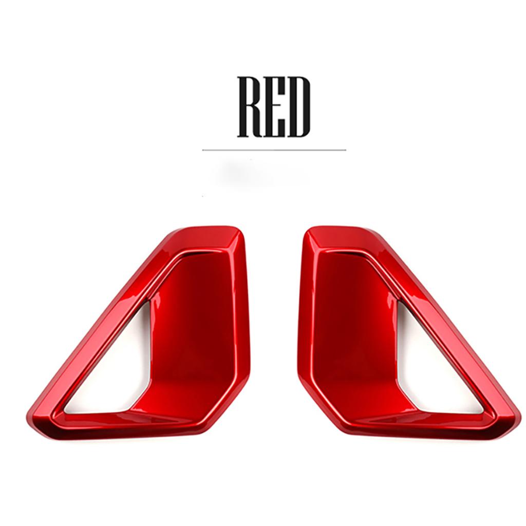 2 Pieces Fog Light Covers For Hyundai Kona 2024 2025 Front Fog Light Protectors Car Front Bumper Side Decorative Frame LHD RHD