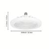 LED Fan Light with Remote Dimming And Wind Speed Control, Silent Fan Light, Ultra-thin E27 Screw Mouth Dormitory Fan Light