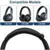 Leather Headband Protectors With Zippers for WH XB910N XB900 Headphones Comfort Cover