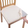Office and Home Chair Cushion Cover, Square Seat Cushion Anti Fouling Cover Elastic Arc-shaped Chair Cover Stool Cover Split Type Cover