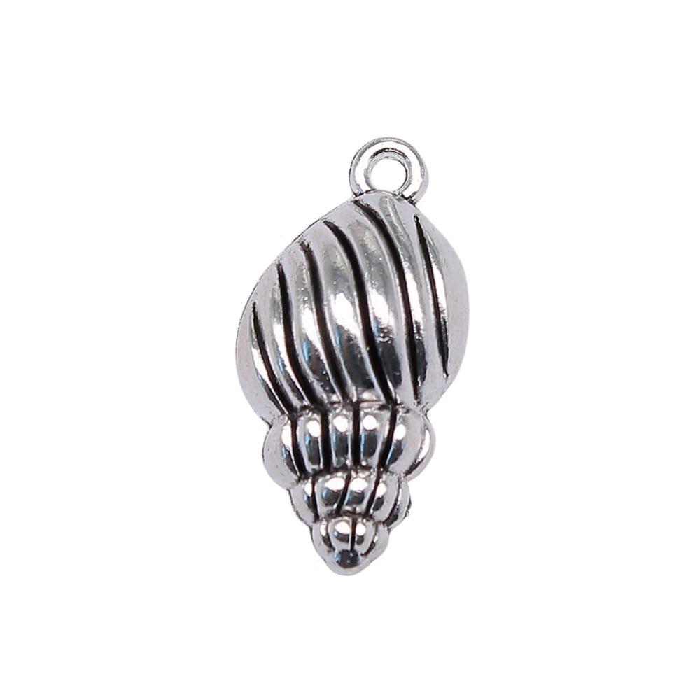 Shell Charms Multi Color Alloy Pendants For Beach Themed DIY Jewelry Accessories