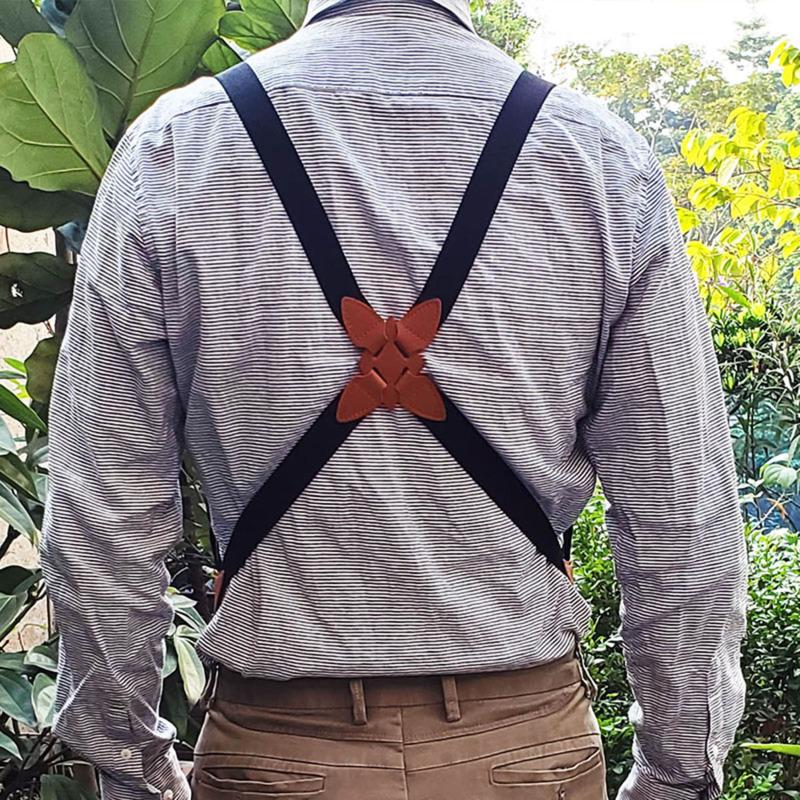 1Pc Men's Suspender Adult Clips Mens Suspenders X Type Elastic Adjustable Strap Wide Braces Work Male Jockstrap 2026 New