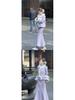 2025 Winter Women's Chic Furry-Trim Chinese Style Jacket & Skirt Set