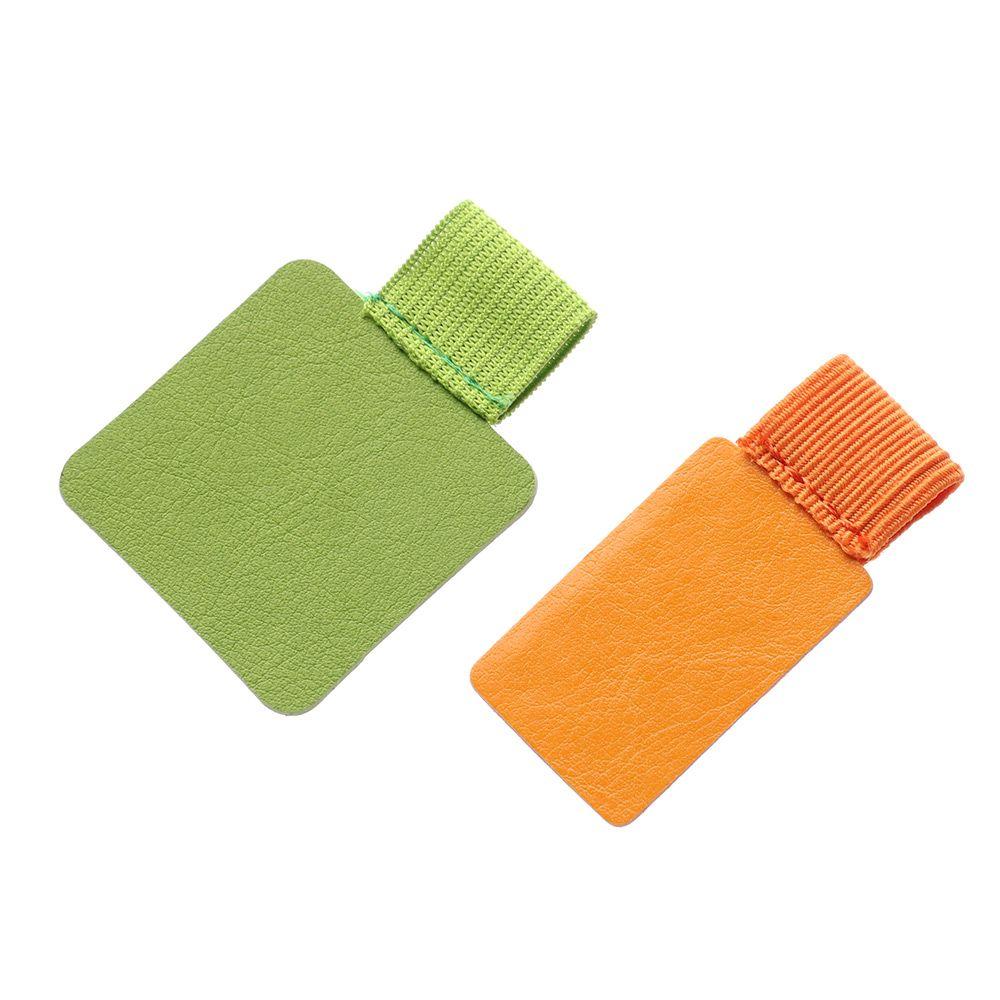 Notebook Accessories Self-Adhesive Pen Clips Pencil Elastic Loop Leather Self-adhesive Pens Holder