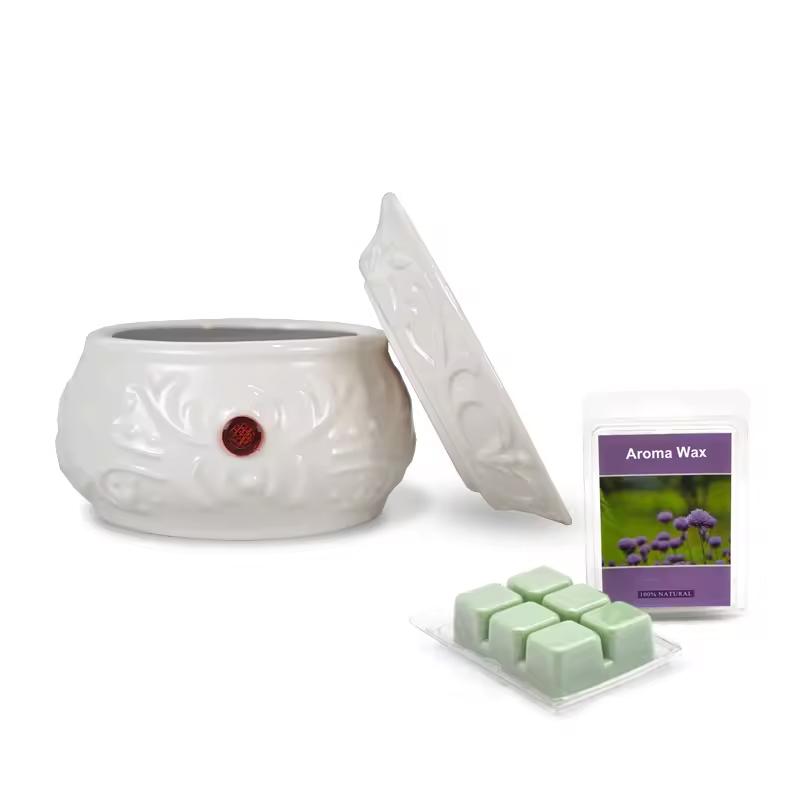 Simple Design High-scent Ceramic Candle Holder for Aromatherapy and Wax Candles an Environmentally Friendly Home Decoration One Size