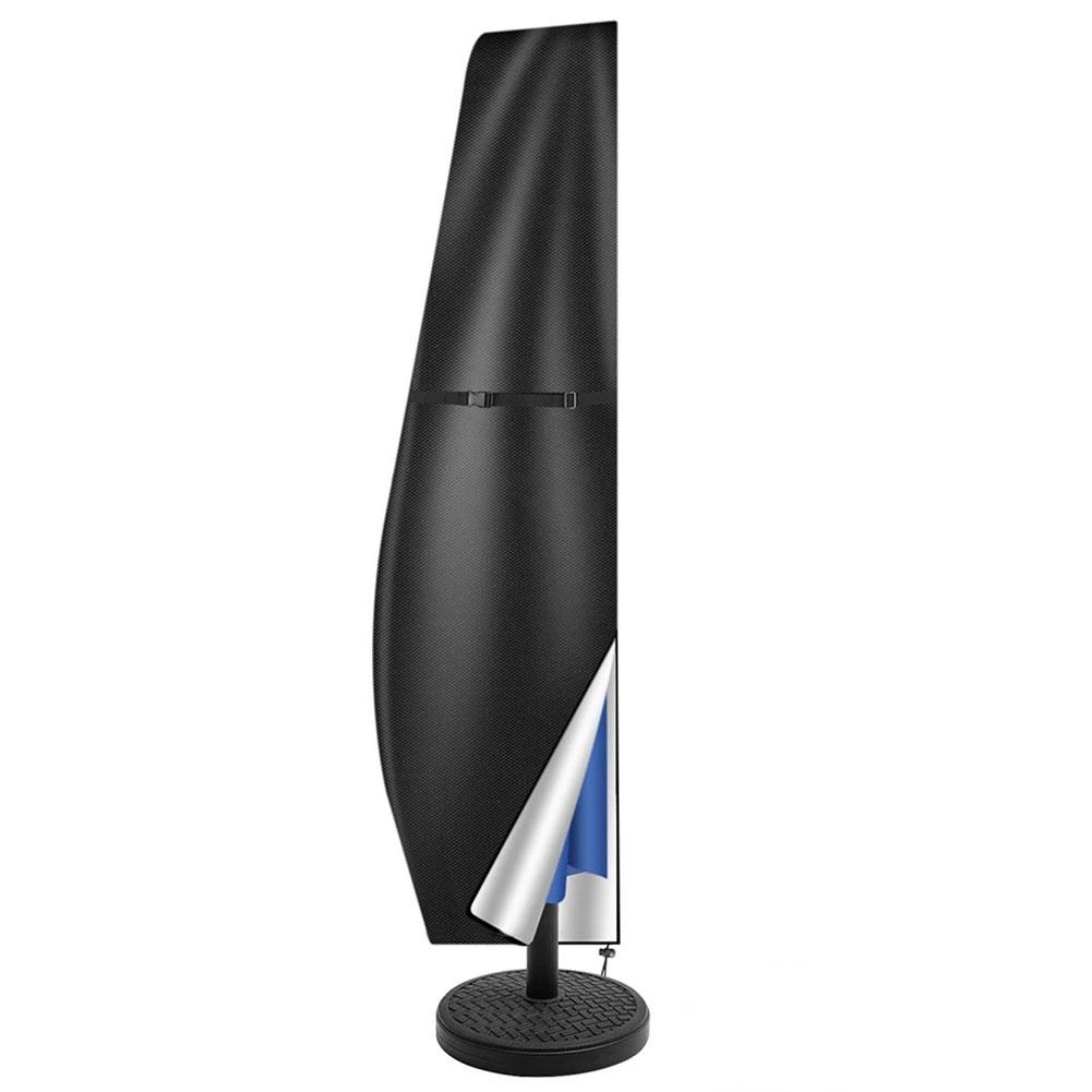 Patio Umbrella Parasol Cover Waterproof Outdoor Anti-UV Protective Cover Cantilever Parasol Rain Cover for Outdoor Umbrellas