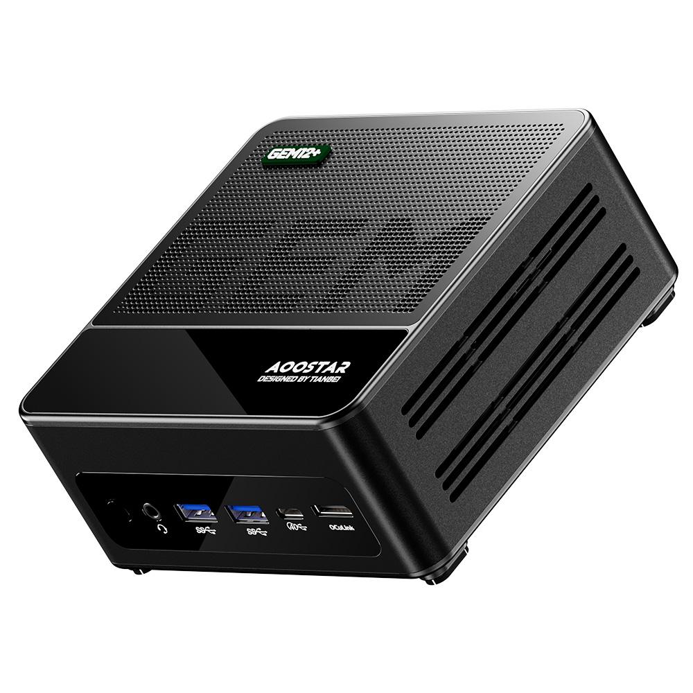AOOSTAR GEM12+ Mini PC AMD Ryzen 7 Pro 8845HS 8 Core Max 5.1GHz, 32GB RAM 1TB SSD,