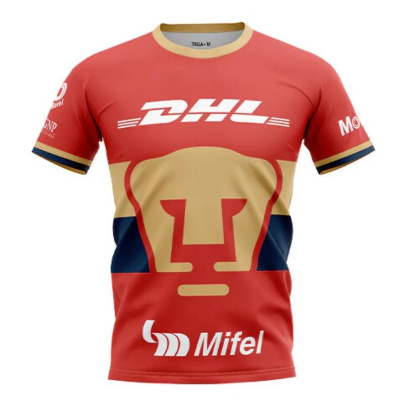 Trendiges Design Fußballtrikot Unam Heim und Auswärts 2025_26 Trikot Herren Damen Kleidung Atmungsaktive Übergroße T-Shirts