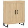Sideboard in Sonoma Oak Finish 27.4 x 13.4 x 35.4 in (69.5 x 34 x 90 cm) Engineered Wood