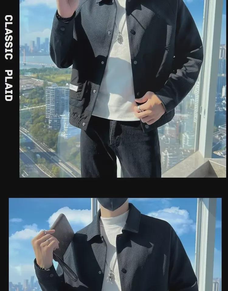 2023 Men's Youth Versatile Baseball Jacket - Trendy Casual Spring/Autumn Top