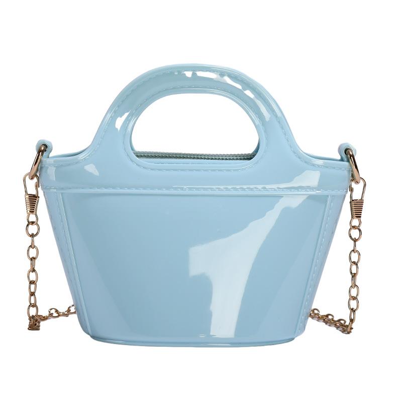 Mode Tragbare Eimertasche Damen Neue Glänzende Schulter Messenger Bag