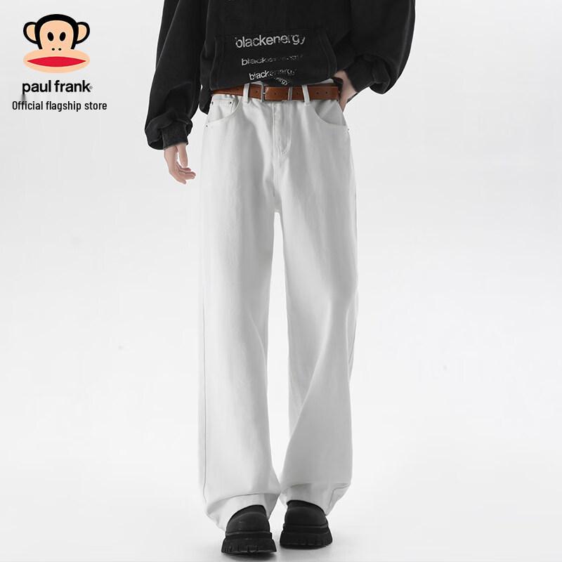 Paul Frank Men's Loose Straight Fit Pure Cotton Denim Pants