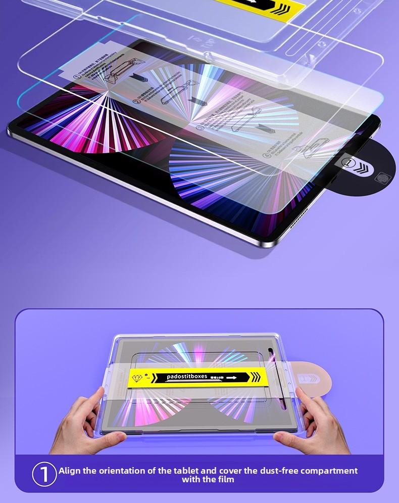 Tempered Glass for iPad Air 13 11 5 4 3 M3 M2 Pro13 M4 A16 11th 2026 12.9 Screen Protector 10 9 10th 9th Mini 7 6 Instant Film