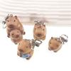 Lovely Capybara Keychain Adorable Cartoon Designed Key Holder Hanging Ornament for Bag Charm or Car Decoration