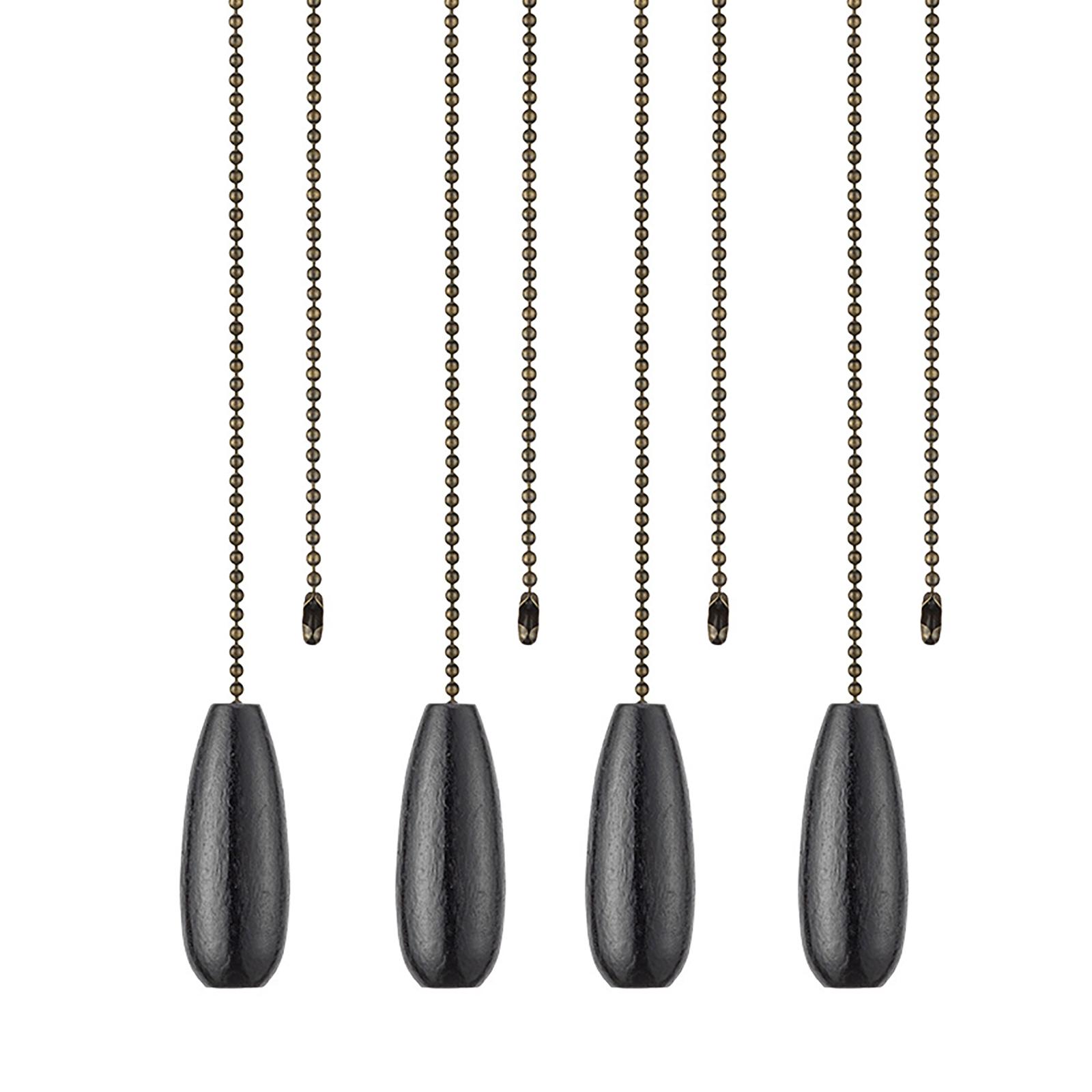 

Декоративные удлинители цепочек для потолочного вентилятора, длинные цепочки для светильника, соединители для цепочек светильника, цепочки для потолочного вентилятора для домашнего освещения чёрный