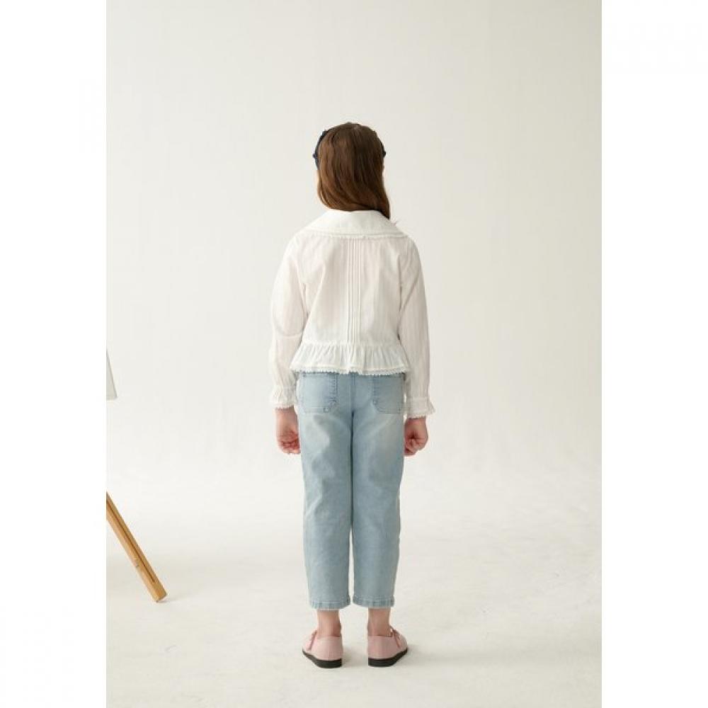 The Coffee Bean   Tea Leaf Baggy Denim Pants Sky Blue Bz14pt01sb