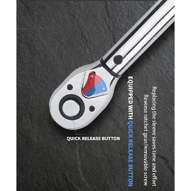 5-60N.m Torque Wrench 3/8 Inch Square Drive Torques Key ±3% High Precision Torque Wrench Professional Bicycle Automotive Tool