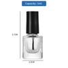 Factory Direct Sales In Stock Nail Polish Bottle Empty Glass Bottle Brush with Lid Nail Polish Sub-Packaging Blush Glue Medicine Bottle Lot
