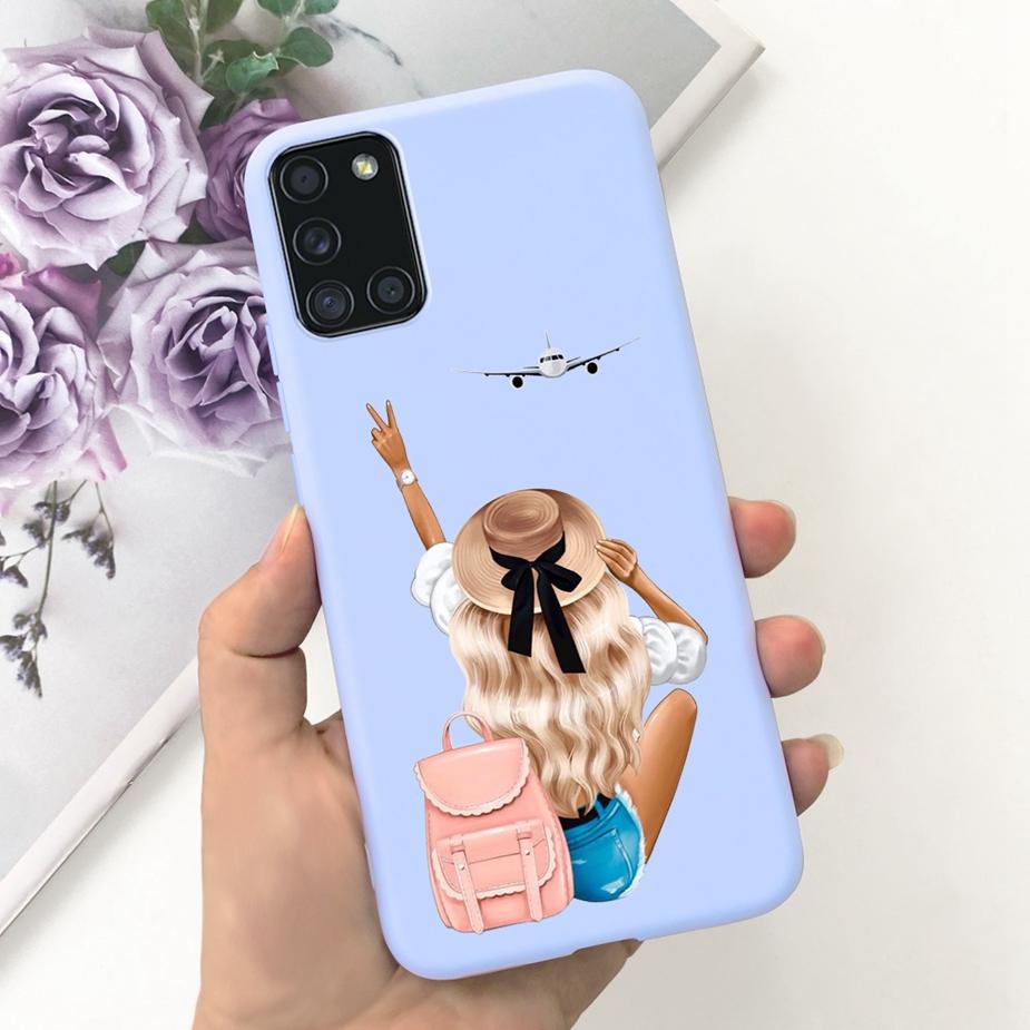 For Samsung Galaxy A51 A71 Case A515F A715F Cute Fashion Cartoon Painted Phone Case For Samsung A51 A 31 41 71 Soft Cover Bumper