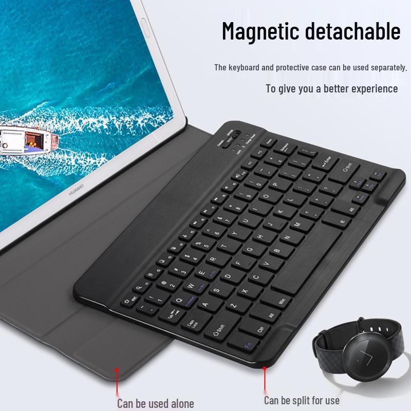 Lenovo M10 Plus TB-X606F/X606X 10.3" Bluetooth Keyboard Leather Case & Protective Cover