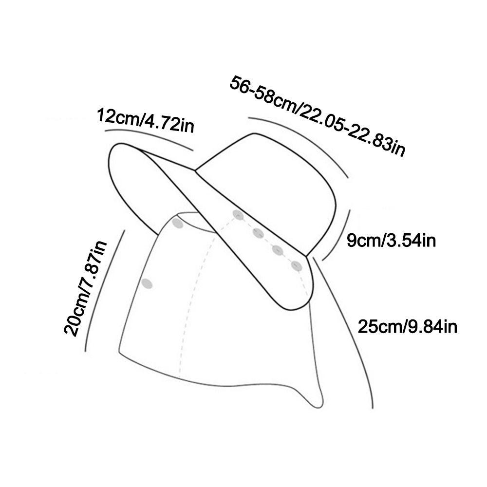 Breathable Fisherman Hat UV Protection Sun Protection Hat Fashion Wide Brim Hat  Summer Outdoor