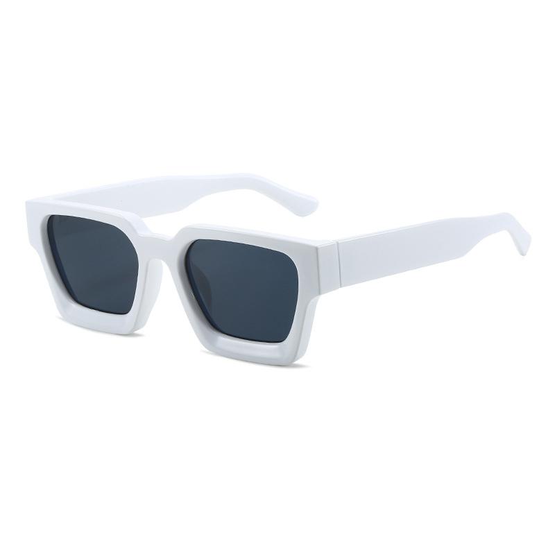 SHAUNA Ins Beliebte Damen Quadratische Sonnenbrille Retro Herren Getönte Gläser UV400