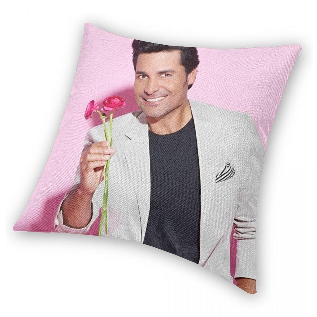 Chayanne Puerto Rican Latin Pop Singer Pillowcase Printed Polyester Cushion Cover Throw Pillow Case Cover Living Room Zipper