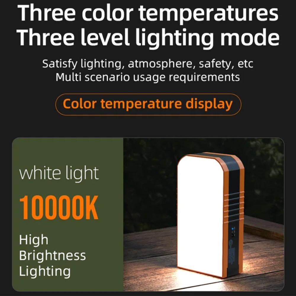 Super Bright 4000mAh USB Charging Camping Light - Waterproof Portable Tent Light with Hook and Magnetic Base 5 Modes