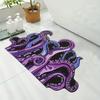 Purple Squid Tail Diatom Soil Mat Bathroom Mat Non-Slip Wear-Resistant Carpet Door Mat Rug For Bedroom Marble Floor Mat