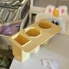 Lippenstift Make-up Pinsel Schreibtisch Organizer Stifthalter Aufbewahrung Kosmetikkoffer Büro Tisch Behälter Schreibtisch Stiftbox