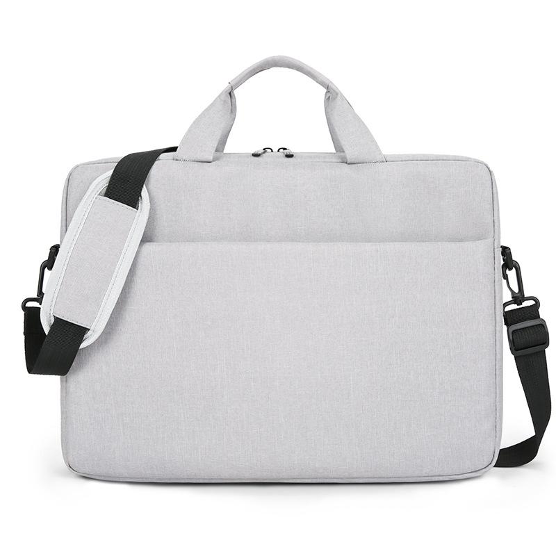 TS JYL laptop bag,Oxford Laptop Handbag Business Commuter Crossbody Document Bag 13-14 inches серый