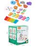 8-in-1 Montessori Educational Toy: Animal Matching, Knocking Balls, Clock, Fishing, and Radish Pulling Puzzle Box for Kids