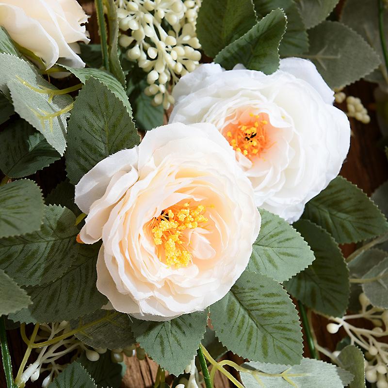 2m Artificial Flowers Rose Ivy Vine Wedding Decoration Real Touch Silk Flower String Home Hanging Garland Party Wedding Decor