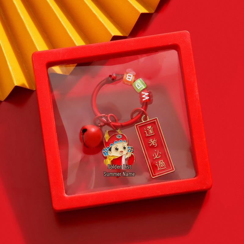 Exam Success Keyring Pendant: Good Luck Charm for Students