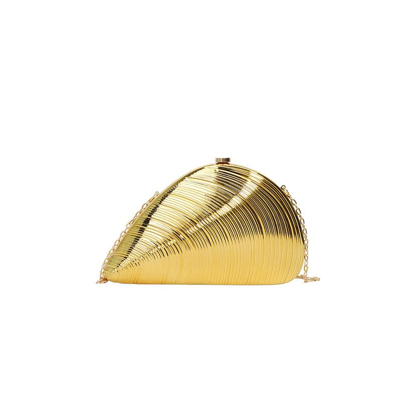 

2025 New Shell Shae Evening Bags For Women Acrylic Shoulder Crossbody Bags Chain Party Wedding Clutch Ladies Purse Handbags