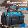 1680D Waterproof Tool Bag Oxford Cloth Handheld Wear Resistant Toolkit Portable for Electrician Carpenter Repair Installation