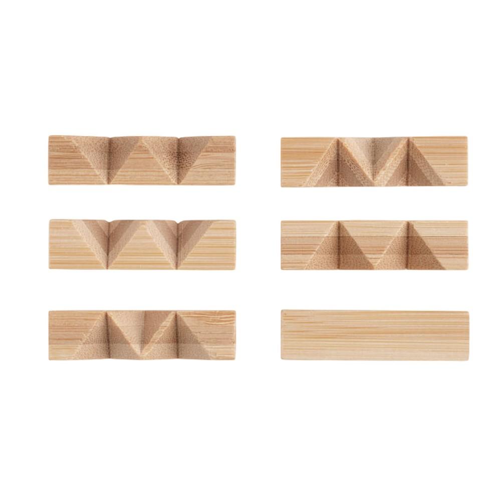 MidOcean Cubenats Bamboo Star Brain Training Game