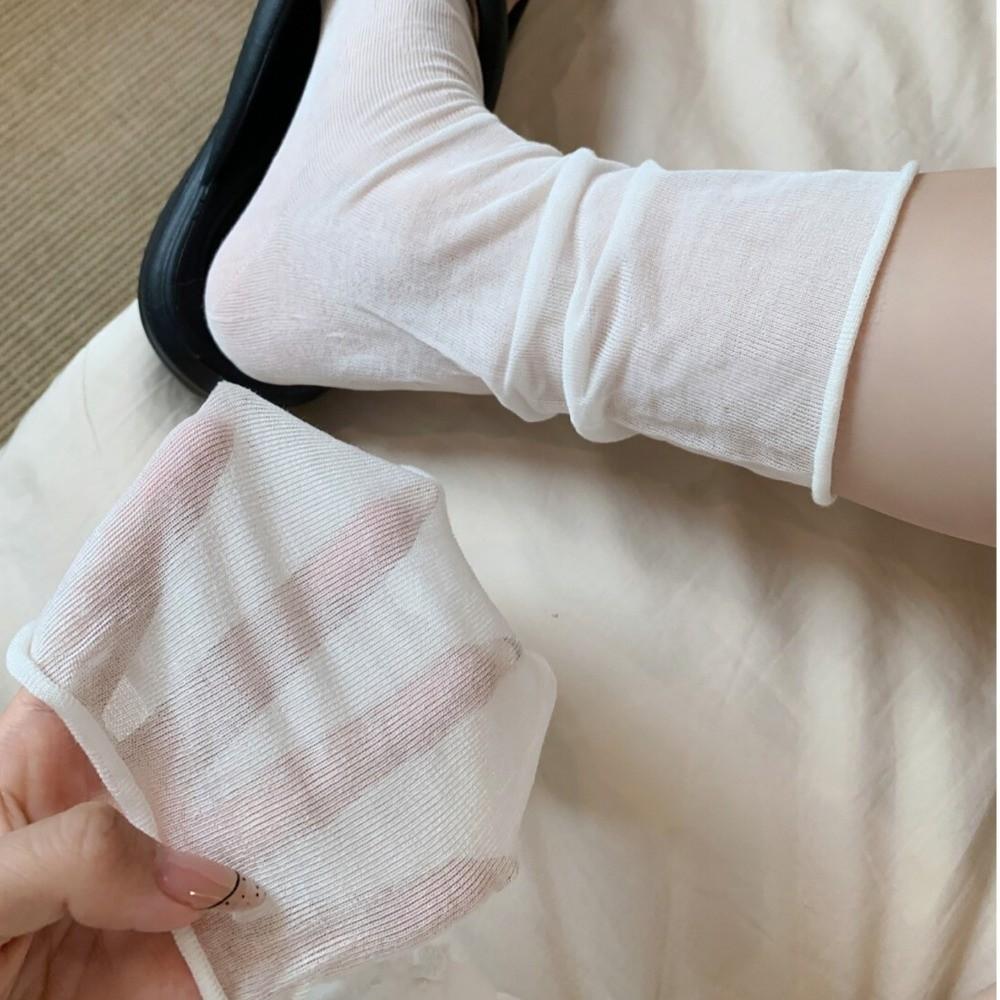 Atmungsaktive Lolita Socken Dünne Halbfußsocken Neue Beinstulpen Frühling Sommer