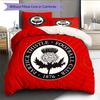 Partick Thistle F.C.  Pattern Bedding Quilt Set  Home Decoration  Gift (1 * duvet cover + 2 * pillowcase  without core)