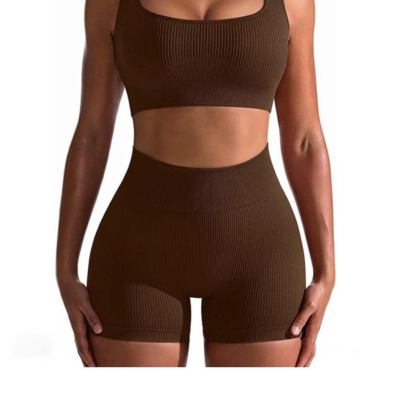 New Fashion Summer Seamless High-waisted Sports Shorts for Women Hip Lift Yoga Sports Shorts