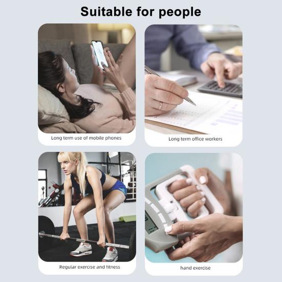 Silicone Grip Strengthener Hand Grip Exerciser Compact Design Portable Ergonomic Grip Strength Trainer Effective Forearm Strengthener