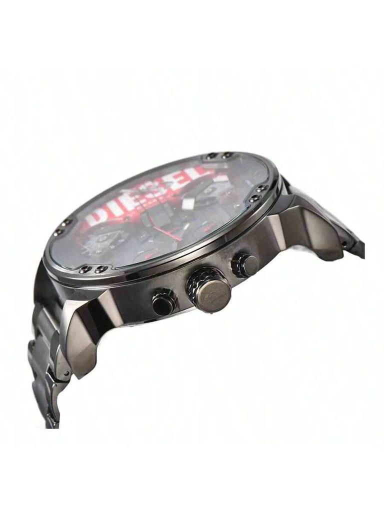 Diesel Orologio Cronografo Oversize da 57 mm per Uomo – Quadrante in Acciaio Multisezione, Segnatempo Audace per la Serata, Streetwear e Grande Dichiarazione –DZ7463