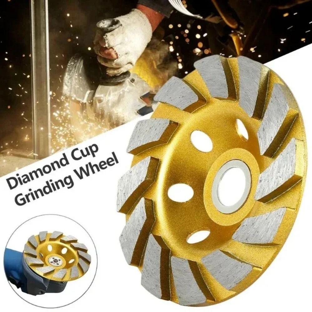 12 Segments Turbo  Cup Wheel Ceramic Bond Concrete Grinding Disc  Tile Processing