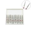 10 sztuk Dental Diamond Burs High Speed Drills FG 1.6mm do wybielania zębów materiał stomatologiczny CD-59F