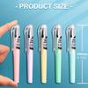 5 Stück Mini Kurzer Gelstift 0,5 mm Glattes Schreiben Schnelltrocknende Tinten Taschenformat Gelstift Zum Journaling Notizen Machen Schreiben